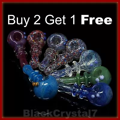 3.5 In Handmade Buy 2 Get 1 Free Mini Pocket Tobacco Smoking Bowl Glass Pipes • $12.99