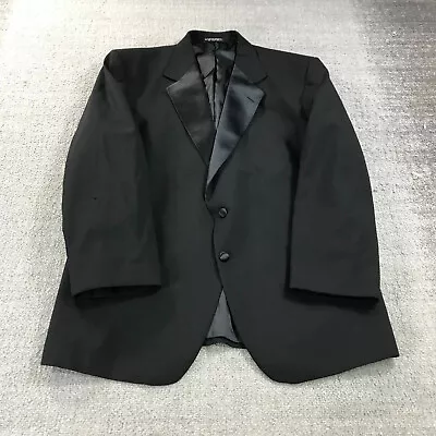 Vintage After Six Blazer Mens 46 Wool Suit Jacket Collar Tuxedo Jacket  60s • $41.22