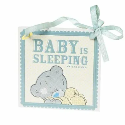 Tiny Tatty Teddy Baby Is Sleeping Wall Plaque • £7.49