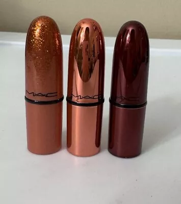 Mac Lot Of 3 Mini Lipstick’s - CB 96 Velvet Teddy & Diva NWOB • $24.95