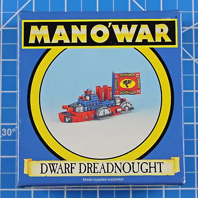 Man O War Dwarf Dreadnought (Metal) - RARE & OOP - Games Workshop Manowar Ship • $52.95