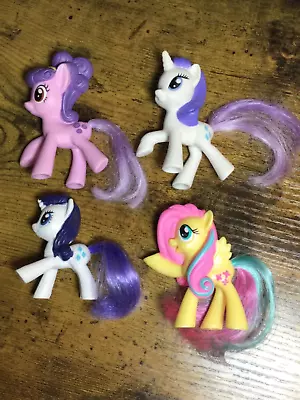 Lot Of 4 Hasbro MLP My Little Pony Brushable Mcdonalds Figures • $5