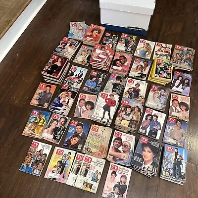 Vintage TV Guides Lot Of 300 X Issues 1980’s Mixed Lot • $300