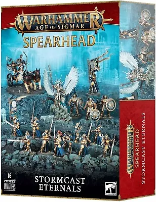 Warhammer 40K Age Of Sigmar Spearhead: Stormcast Mini Figures • $104.50