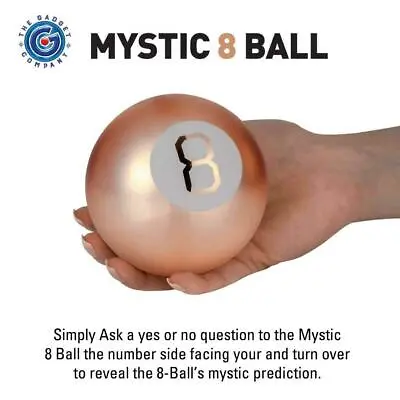 MAGIC MYSTIC 8 BALL Decision Maker Retro Eight Prediction Game Toy Fortune Gift • £7.49