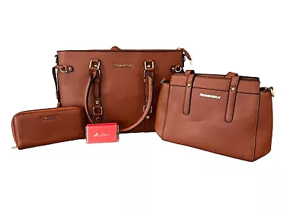 Montana West Purses And Handbags For Women 3PCS Tote Purse And Wallet Set • $49.99