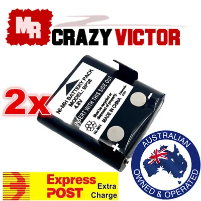 2 X Rechargeable Battery For UNIDEN BP38 BP40 UHF Handheld Radio • $12.85