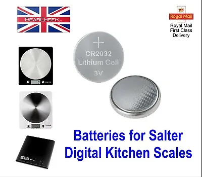 2 X Batteries/Battery For Various Salter Digital Kitchen Weighing Scales  • £3.99