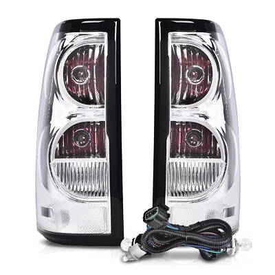 Tail Lights Brake Lamps Chrome Fit For 2003-2006 Chevy Silverado 1500 2500 3500  • $52.60