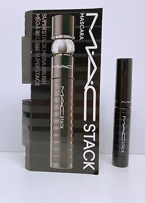 Mac Stack Mascara Super Stack Mega Brush Black 0.07 Oz / 2.1ml Travel Size • $10.95