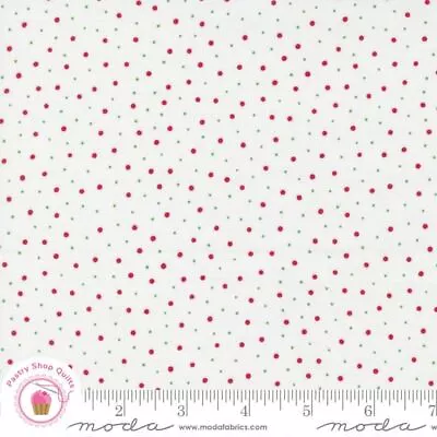 Moda REINDEER GAMES 22447 11 Multi Dot  ME & MY SISTER Quilt Fabric CHRISTMAS • $6.25