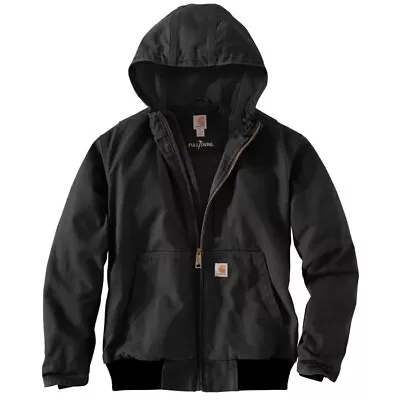 Carhartt Full Swing Armstrong Active Black Fleece Lined Jacket Men’s Size XL New • $89.90