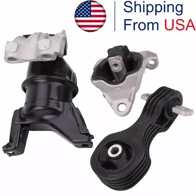 3x ENGINE MOTOR & TRANS MOUNT SET FITS FOR 2014-2015 HONDA CIVIC 1.8L FOR AUTO • $92