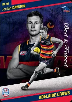 2024 Teamcoach Best & Fairest Adelaide Crows Jordan Dawsonbf 01 Unused • $1.30