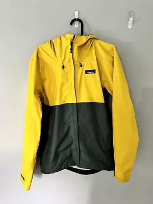 Patagonia Mens Torrentshell Rain Jacket Yellow Gray - Mens XS • $89.99