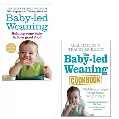 Baby-led Weaning Cookbook Collection 2 Books Set Helping Your Baby To Love Good • £19.99