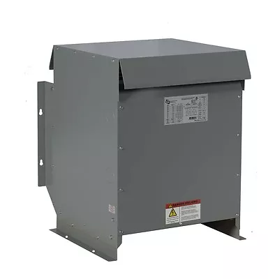 45kVA Dry Type Transformer 240 - 208Y/120 Volt 3 Phase - New Free Shipping • $2924