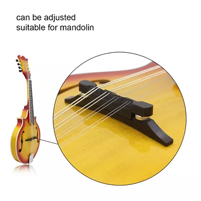 Mandolin Bridge Adjustable Compensated Mandolin Strings Bridge Rosewood For FOD • $8.83