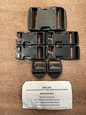 USGI MOLLE II ITW Nexus Replacement Repair Kit Bag Backpack Buckle Set NEW • $24.99