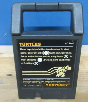 Turtles Video Game For Magnavox Odyssey 2 Game Only • $27.99