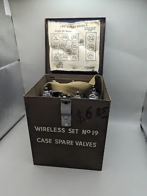 Vintage Wireless Set No 19 Case Spare Valves Tubes • $127.22