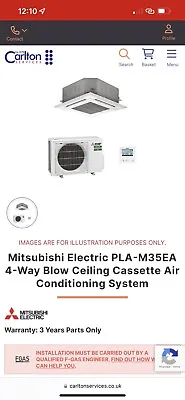 Mitsubishi Ceiling Cassette Air Conditioning Unit Untested • £850