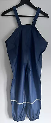 £3.95 • Buy Playshoes Blue  Waterproof  Dungarees 128cm, Excellent Condition