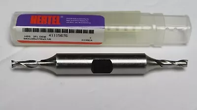 HERTEL (E1050009) 9/64  X 7/16  X 3/8  X 3-1/8 OAL 2 FLUTE HSS SQUARE END MILL • $12.97