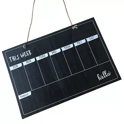 Weekly Planner Chalkboard Calendar Weekly Organizer Board Week Planner Board • $10.60