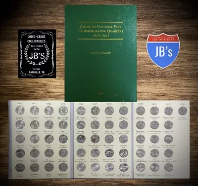 2010-2021 NATIONAL PARKS QUARTERS ATB 56 COIN UNCIRCULATED SET *JB's Coins* • $14