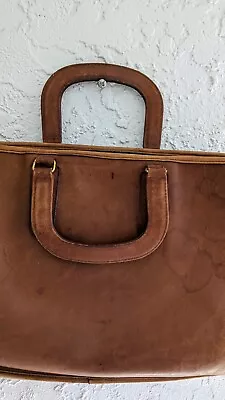 Coach Vintage  Legal Size Handle  #5050 Soft Brown Leather Briefcase • $49