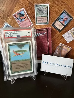 1994 Magic The Gathering Revised BIRDS OF PARADISE PSA 7 NM Low POP 🔥🔥 • $45