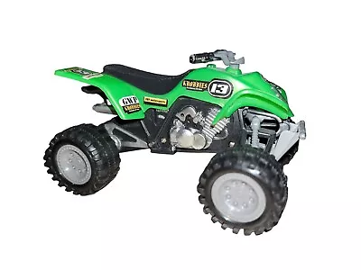 Green  Pull Back ATV Plastic Quad Runner 5  Toy • $9.95