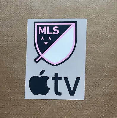 Inter Miami APPLE TV + MLS Sponsor 2023 Home Original Print Sleeve Patche • $6.99