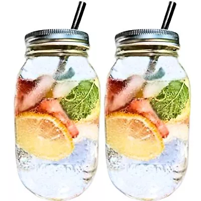 Home Glass Cups – Mason Jar Drinking Glasses - Mason Jar Cup - Glass Cup With... • $41.23