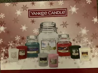 Yankee Candle Christmas Gift Set - New - 3 Jar Candles & 6 Votive Candles • £26.99