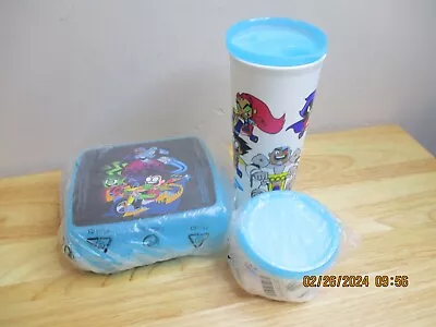 New-tupperware Teen Titans Go Lunch Set-r11-a898 • $12