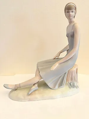 RARE Lladro Zaphir Figurine COLUMBINE 560G/M Ballerina 1982 Spain Large 10 X 9.5 • £154.26