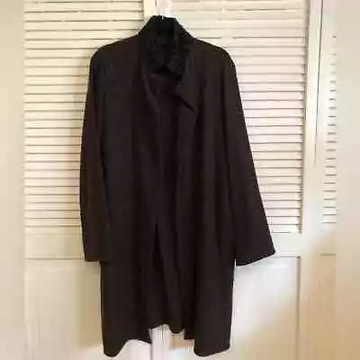 Vintage Brown Open Coat L/XL • $65