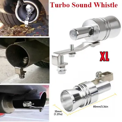 Car Turbo Sound Muffler Exhaust Pipe Oversized Roar-Maker Loud Whistle Sound XL • $9.99