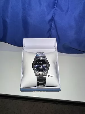 Seiko Blue Men's Watch 37mm Titanium Sapphire Crystal (Brand New)- SGG729P1 • $165