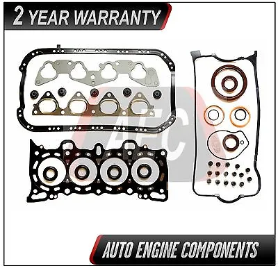 Full Gasket Kit Set Fits Honda Civic 1.6 L D16Z6 SOHC #DFS711 • $32.30