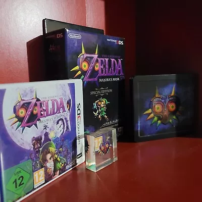 Nintendo 3DS The Legend Of Zelda Majoras Mask 3D Special Edition Boxed Collector • £84.99