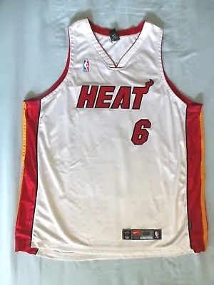 $177.67 • Buy Nike Authentic Miami Heat Eddie Jones DriFit Jersey Sz 52 2XL XXL Vintage 00s EJ