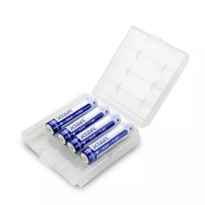 4 X Xtar AAA Lithium-ion 680mAh 1.5V Rechargeable Batteries Li-ion - Protected • £19.99