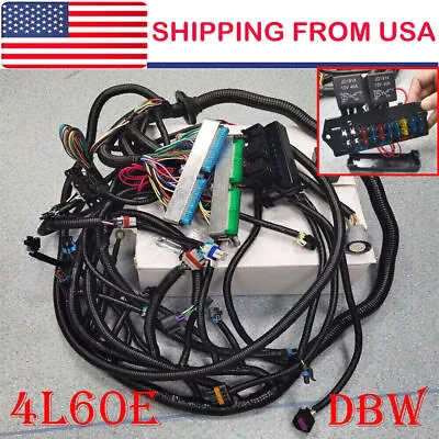 DBW 03-07 LS Vortec Stand Alone Wire Harness Drive By Wire 4L60E 4.8 5.3 6.0 US! • $95.79