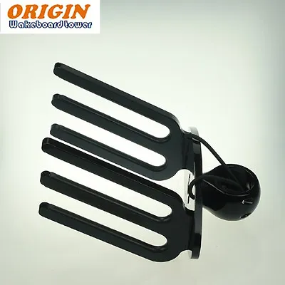 ORIGIN Oval Wakeboard Tower Rack UV Resist Black Coated Angle-Free Mount • $150.39