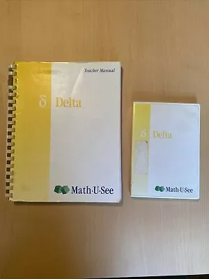 Math U See Delta Teacher Manual And DVD 2004 • $15