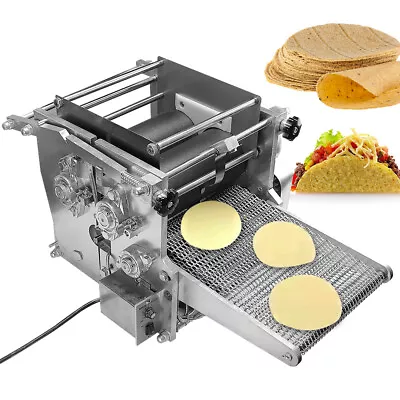 Commercial Grain Automatic Roti Bread Flour Maker Corn Tortilla Making Machine • £719