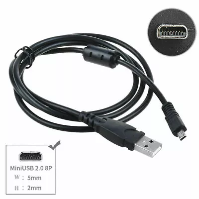 USB Cable Data Sync Transfer Lead For Panasonic Lumix DMC-TZ30TZ60 DMC-TZ61 • £3.49